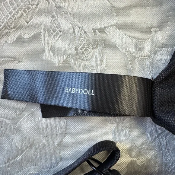 Torrid Babydoll Neglige Size 3X 22/24 Red Black Plaid Lace Sheer Sexy - Picture 7 of 9